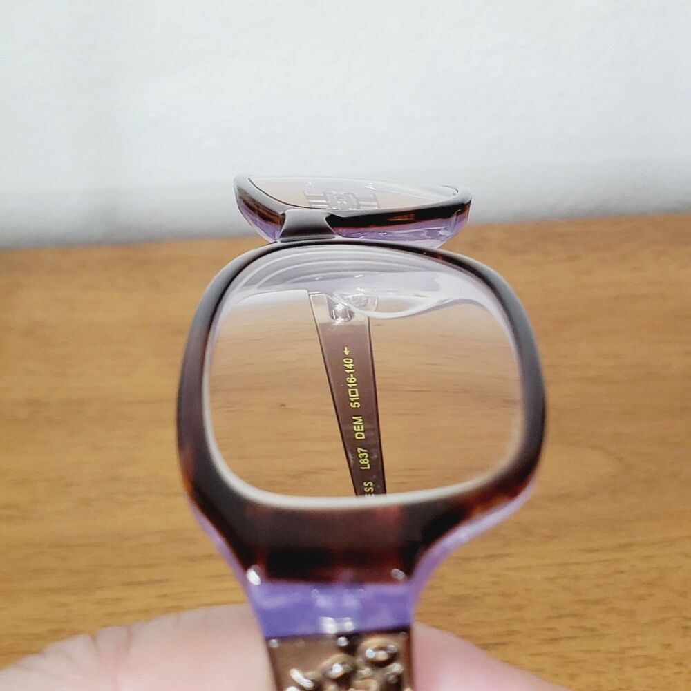 Lulu Guinness L837 DEM Womens Eyeglasses Unique Optical 51-16-140 Eyewear Frames - Picture 5 of 9